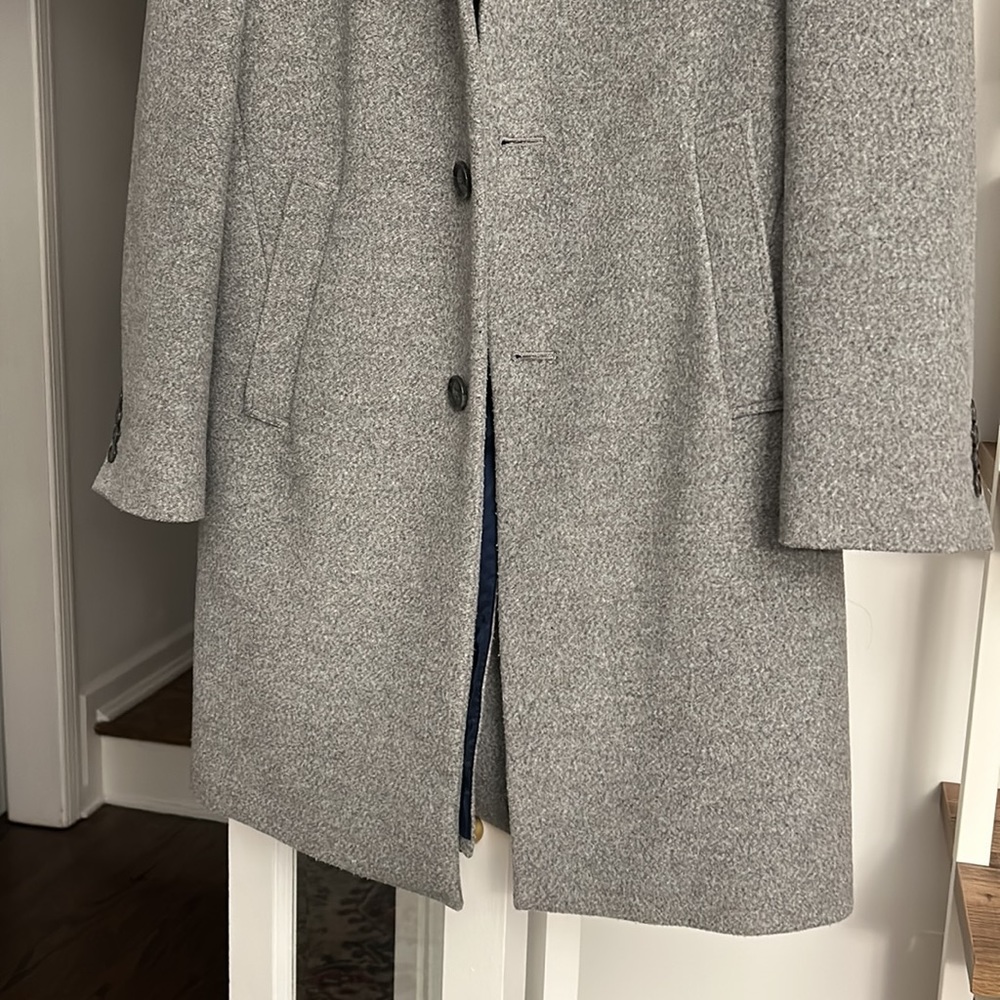 Tommy Hilfiger Trim Fit Overcoat - Picture 6 of 12